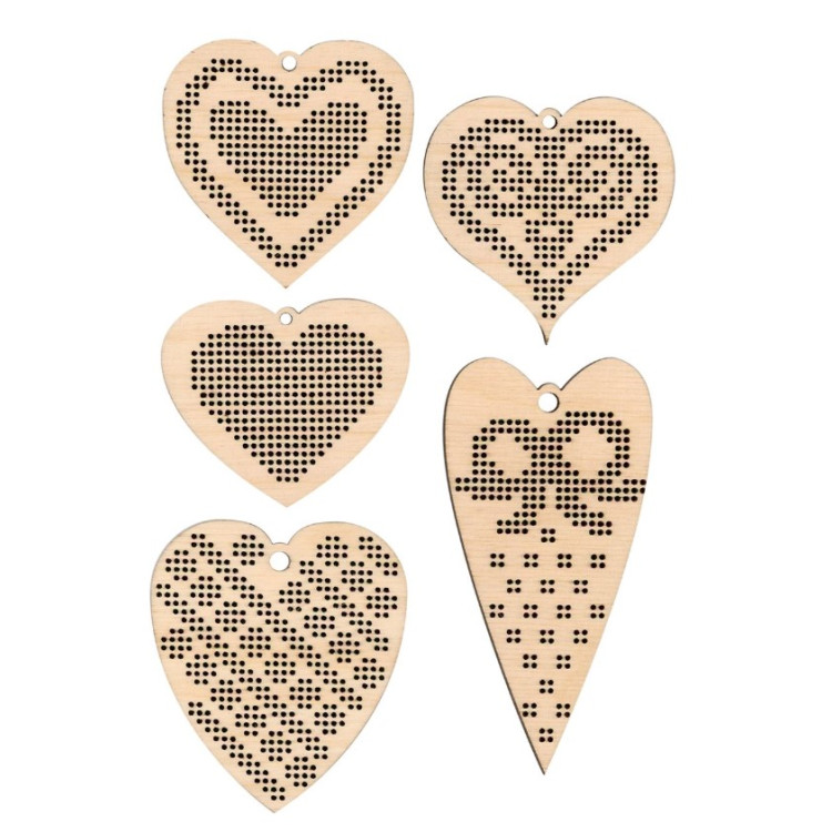 M.P.STUDIA EMBROIDERY BLANKS HEARTS