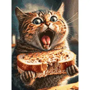 WIZARDI DIAMOND PAINTING KIT FOOD LOVER