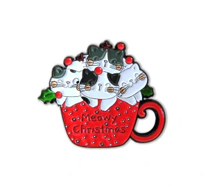 LETISTITCH MAGNETIC NEEDLE MINDER-Meowy Christmas