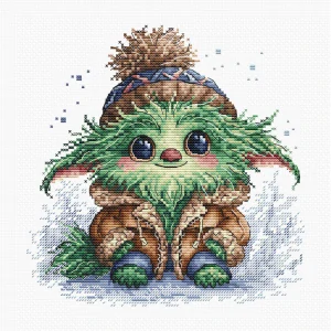 AVA STITCH Green Little Monster P079