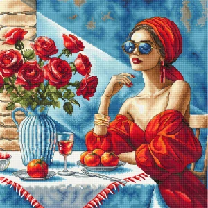 AVA STITCH Lady in Red P134