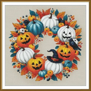 NOVA SLOBODA Halloween wreath CP2373