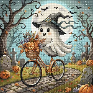 AVA STITCH Ghost on a Bicycle P180